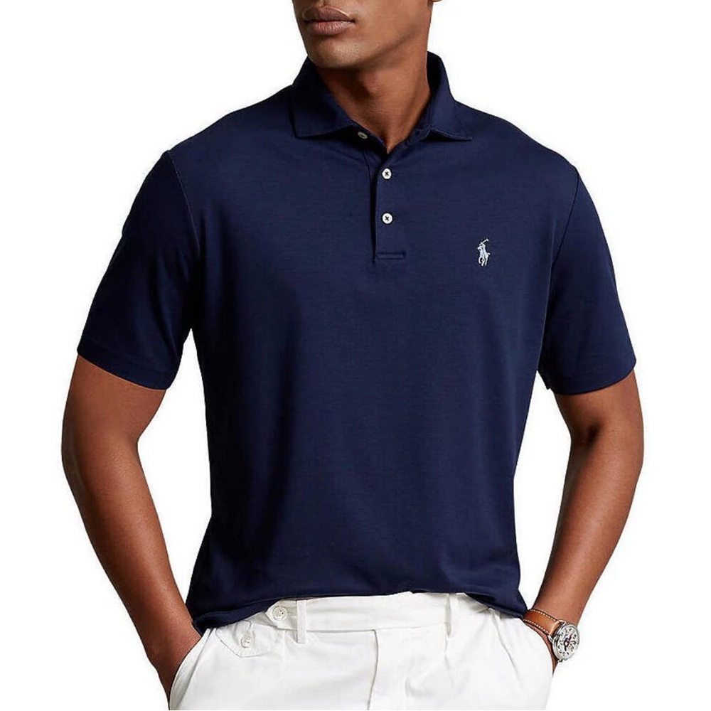 Polo by Ralph Lauren Navy 100% Cotton Polo Shirt